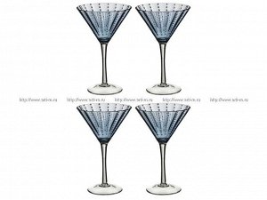 Набор бокалов для мартини из 4 шт.высота=18 см.300 мл.(кор=8набор.)