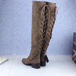 Ботфорты Forever 21 коричневые