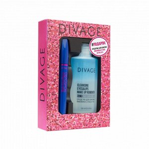 Divage - Набор Подарочный набор № 55 (тушь для ресниц 90х60х90 wonder volume № 01 + средство для снятия макияжа с глаз и губ 2в1
