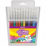 Фломастеры Luxor &quot;Coloring&quot;, 12цв., смываемые, ПВХ, европодвес