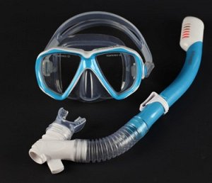 детская маска и трубка(52см) для подводного плавания
