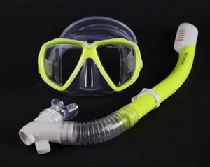 детская маска и трубка(52см) для подводного плавания