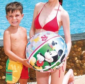 надувной пляжный детский мяч МИККИ