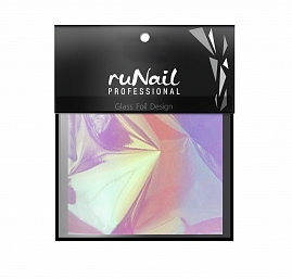 RuNail, Фольга с эффектом "Битое стекло", цвет: радужный (4см*100см) №3150