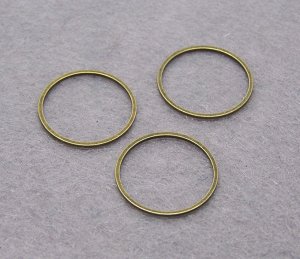 Кольцо Кольцо,под бронзу,диаметр 20 мм,цена за 1 шт