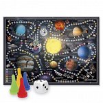 Игра-ходилка с фишками. Солнечная система. 59х42 см. ГЕОДОМ