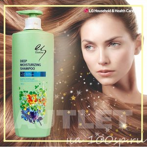 Шампунь увлажняющий для сухих непослушных волос "Elastine Deep Moisturizing", 400 мл