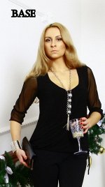 блуза &quot;Марьяна&quot; 517184 черный