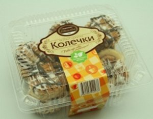 Печенье Печенье "Колечки". Срок хранения 30 суток.