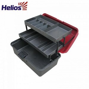 Ящик для инструментов двухполочный красный Helios (0)