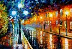 Картина стразами: пейзаж