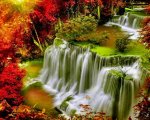 Картина стразами: пейзаж