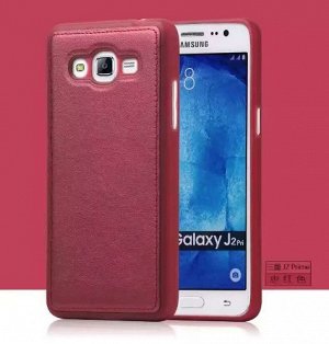 Чехол силикон иск. кожа на телефон Samsung Galaxy
