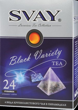 Чай Svay Black Variety 24 пирамидки