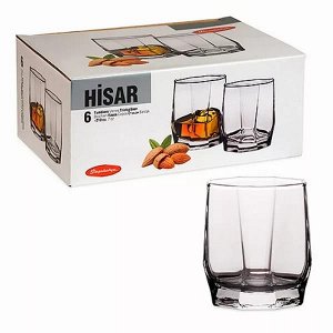 "PSB" HISAR" Н-р стаканов для виски 6шт 210мл 529924