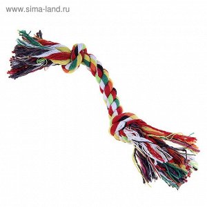 Игрушка канатная "2 узла" малая,  20 г, до 20 см 1119228