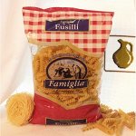 Паста Fusilli (Фузилли) спиральки Famiglia, 500г