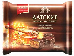 МАКФА Пирожные "Honning Snitter" 160г  Медовые