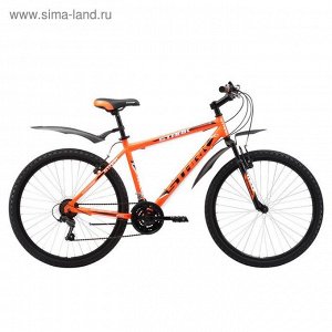 Велосипед 26" Stark Outpost 1 V, 2017, цвет оранжево-черный, размер 18"   2099784
