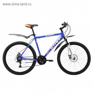 Велосипед 26" Stark Tank 1 D, 2017, цвет сине-оранжевый, размер 18"   2099790