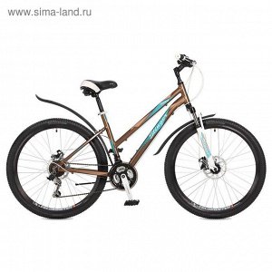 Велосипед 26" Stinger Element Lady D, 2017, цвет коричневый, размер 15"
