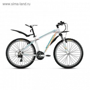 Велосипед 26" Forward Agris Lady 1.0, 2016, цвет белый, размер 17"