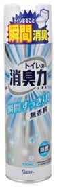 Освежитель воздуха  для туалета "SHOSHURIKI"
(аэрозоль для туалета с антибактериальным эффектом "БЕЗ запаха") 330 мл/24