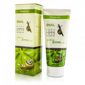 FARMSTAY Пенка для умывания с улиткой Snail Pure Cleansing foam