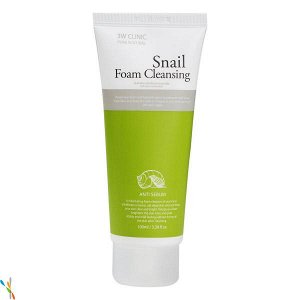 Пенка для умывания 3wClinic FoamCleansing Snail с муцином улитки