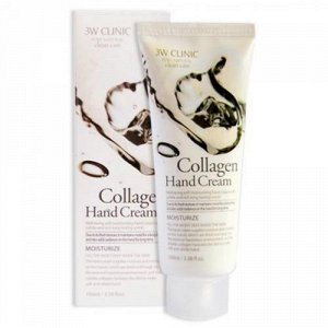 3W CLINIC Крем для рук с коллагеном Collagen Hand Cream