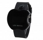 Часы LED силиконовые в форме яблока
