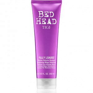 . Шампунь TIGI Bed Head Fully Loaded Massive Volume Shampoo создает самый смелый объем, придавая волосам идеальную форму. Шампунь с новой технологией Uploader делает волосы намного более объемными. Ес