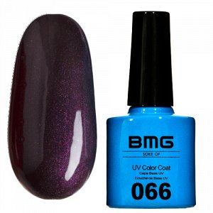 Гель-лак BMG 066 – Насыщенно сливовый с фиолетовым микроблеском