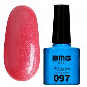 Гель-лак BMG 097 – Розовый с розовым шимером