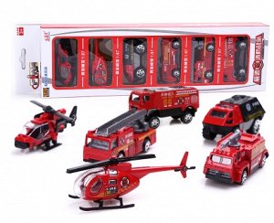 Набор из шести моделей автомобилей 1:87 пожарная команда