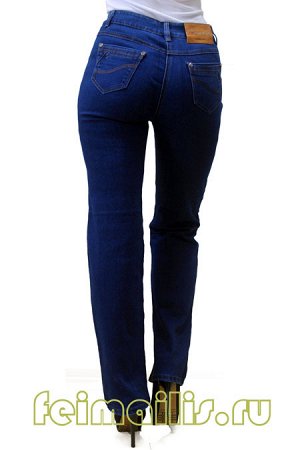 MS8379--Прямые синие джинсы р.11(7 шт)
