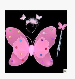 крылья принцессы бабочки с тиарой и палочкой