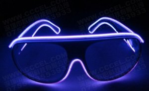 2286172 светодиодные очки-голос; цвет ФИОЛЕТОВЫЙ; материал РР