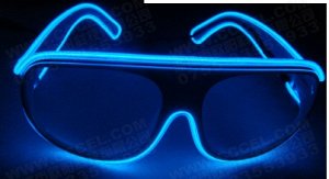 2286182 светодиодные очки; цвет СИНИЙ; материал РР