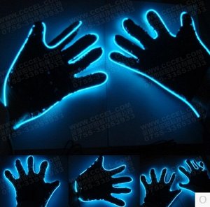 2287155 перчатки Performance флуоресцентный свет; цвет СИНИЙ; материал полиэстер