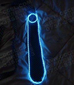 2287159 светящийся галстук; цвет СИНИЙ; материал полиэстер