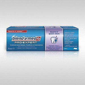 BLEND_A_MED Зубная паста ProExpert Защита от эрозии эмали Мята 75мл