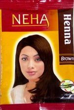 хна для волос Neha коричневая 20гр