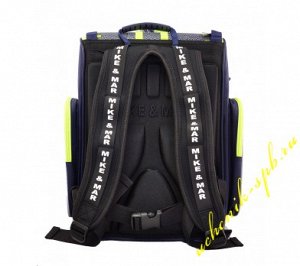 1074-mm-143 рюкзак+мешок (Робот) синий/зел.кант h36
