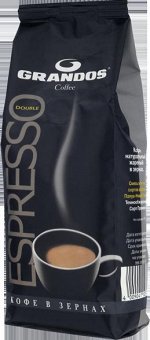Кофе &quot;GRANDOS&quot; Double Espresso 250г зерн.пак
