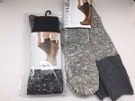 .LACEY CUFFS Гольфины зимние меланж, серые