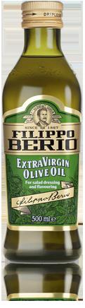 Масло оливк. нераф. extra virgin, ст/б, 0,5 л, filippo berio