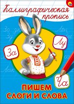 978-5-378-26402-5 КАЛЛИГРАФИЧЕСКАЯ ПРОПИСЬ А4. ПИШЕМ СЛОГИ И СЛОВА