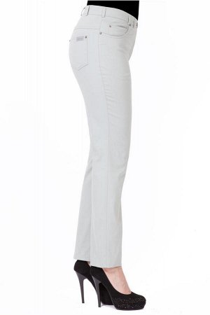 брюки Серый.  80% хлопок 16% вискоза 4% спандекс. по типу «джинсы». Слегка укорочены.