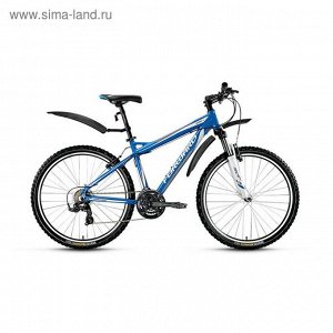 Велосипед 26" Forward Quadro 1, 2016, цвет синий, размер 19"